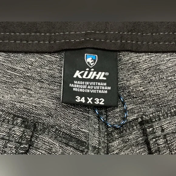 Men’s 34 x 32 Kuhl Klash Gotham Soft Shell Water Repellent Hybrid Tech Pants